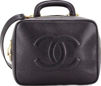 Chanel Timeless Zip Around Vanity Case Caviar Small satchel - Nero