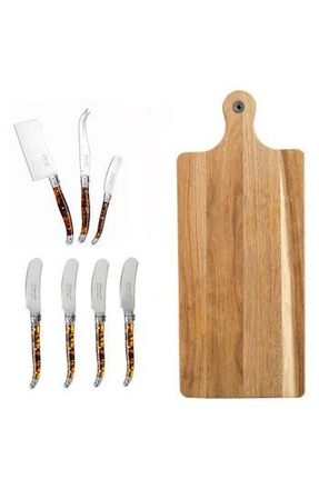 French Home Laguiole 8-Piece Cheese Knife Set in Tortoise Shell at Nordstrom Rack