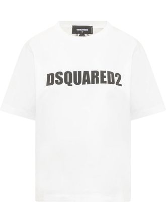 Dsquared2 T-shirt met logoprint - Wit