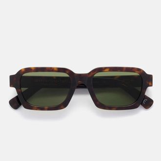 Retro Superfuture Sunglasses Caro 3627 Green Acq Brown/Green Unisex