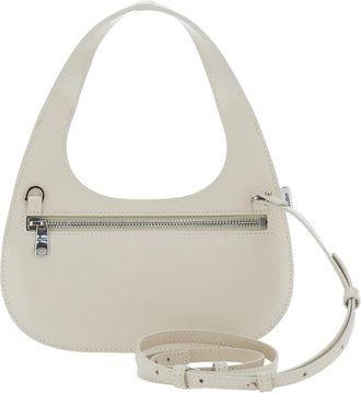 Coperni Womens Shoulder Bag Slim Swipe Phone Baguette Beige Cowhide Leather