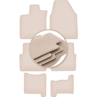 OEM Alfombrillas Beige Premium Para Nissan Qashqai +2 Crossover 2007-2013