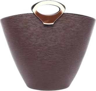 Louis Vuitton Pre-owned Bucket Bags, female, Brown, Size: ONE SIZE Pre-owned Leather handbags