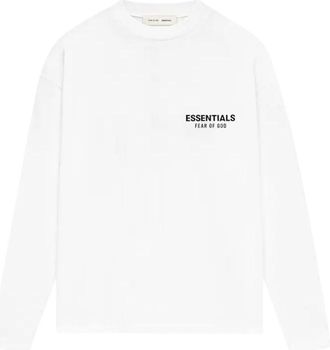 Fear of God Classic Long-Sleeve T-Shirt Bright White 125AS254202F