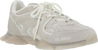 Axel Arigato Mens Sneakers Eris White Suede Leather Trainers