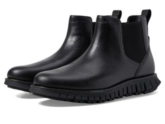 Cole Haan Zerogrand Remastered Waterproof Chelsea Boots Mens Boots Black/Black : 15 D - Medium, Leather