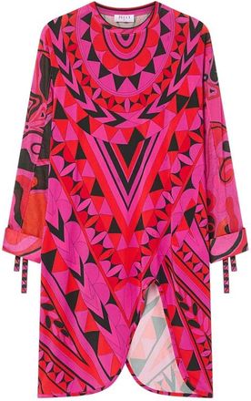 Pucci Kleedjes, Dames, Veelkleurig, M, Katoen, Midi Jurk
