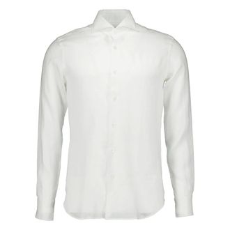 Xacus Casual Shirts, male, White, Size: S Lange Mouw Overhemden 721ml/11297