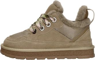 Shoecolate Veterschoenen Laag - Dames - Sneakers - Beige - 36 EU - Schoenen