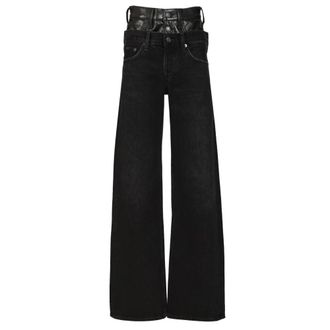 A Gold E Elson Jeans - Dames - Loose Fit Jeans - Zwart - W25 - Katoen - Jeans