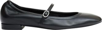 Stuart Weitzman Schoenen, Dames, Zwart, 37 EU, Leer, Claris Ballet Flat