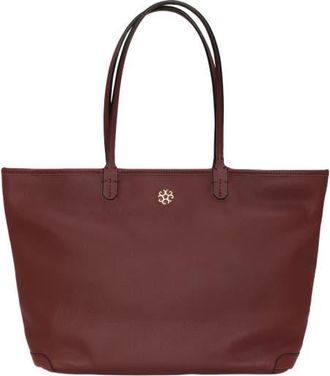 Gorski Leather Tote in Burgundy at Nordstrom