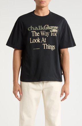 Honor The Gift Challenge Cotton Graphic T-Shirt in Black at Nordstrom, Size Xx-Large