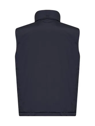 Herno Padded Windstopper Vest - Navy