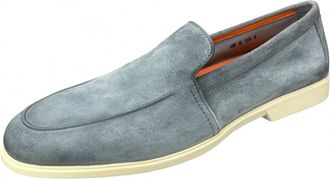 Santoni Mens Malibu Venetian Loafer In Grey
