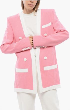 Balmain Structured Crepe de Chine Jacket size 42