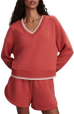 Varley Blithe Crop Sweatshirt in Baked Apple at Nordstrom, Size Xx-Small