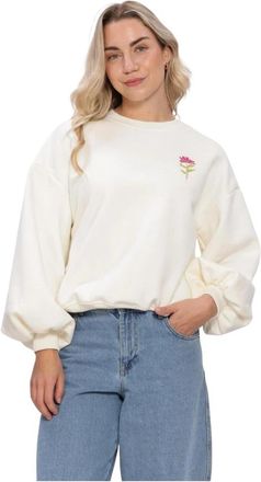 Ydence Sweater Grow With the Flow - Dames - Sweatshirts - Beige - XL - Hoodies & sweatvesten