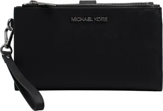Michael Kors Accessoires, Dames, Zwart, ONE Size, Leer, Jet Set Grote Portemonnee
