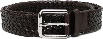 Churchs Black Woven Buckle Belt