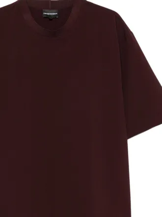 Emporio Armani Crew Neck T-Shirt - Brown
