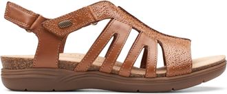 Clarks April Belle in Brown Leather