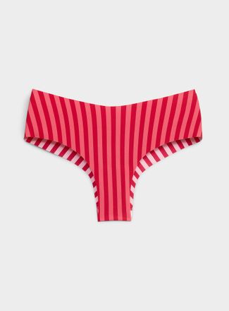 Miiyu Womens Dense laser-cut Brazilian panty Recycled nylon