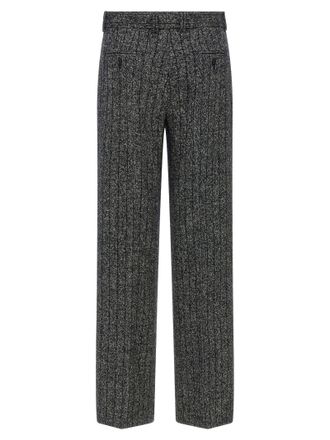 Dolce & Gabbana Womens Bicolor Virgin Wool Casual Pants