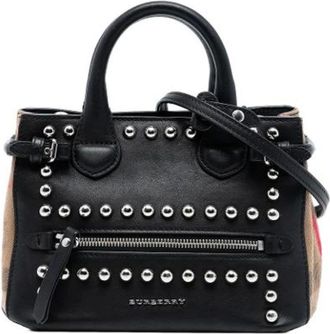 Burberry Pre-owned Handbags, female, Black, Size: ONE SIZE Pre-owned The Banner