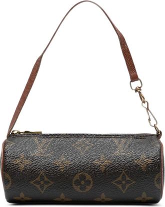 Louis Vuitton 1990-2010 Papillon Pochette handtas met monogram - Bruin
