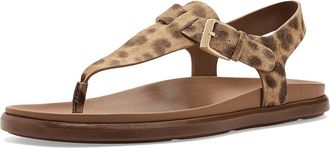 Naturalizer Fab Womens Sandals Natural Leopard : 7.5 W (C), Suede