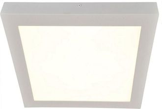 Näve 0 Lámpara de techo empotrada Naeve LED regulable de 30 cm, blanca, 3000 K