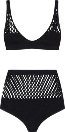 Roberto Cavalli Zwarte Gebreide Bikini Vrouw Itali&euml; - Dames - Bikinis - Zwart - ONE Size - Badmode