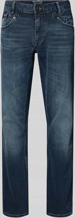 PME Legend Straight Fit Jeans mit Logo-Stitching Modell Commander in Anthrazit, Größe 31/30