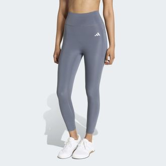 adidas Trainingstights ADIDAS PERFORMANCE OPTIME ESSENTIALS 7/8-LEGGINGS, OHNE VORDERNAHT, Damen, Gr. XXL, N-Gr, onix, Obermaterial: 85% Polyester, 15% Elast