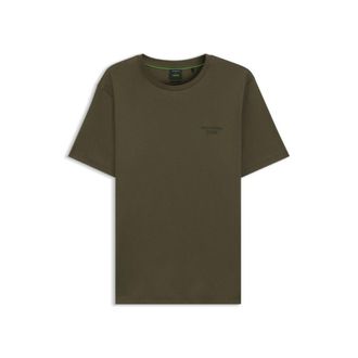 BOSS Porsche x mercerized-cotton T-shirt with reflective branding