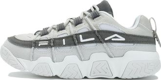 Fila (WMNS) FILA Barricade Basketball Shoes Grey White T12W333201FNQ