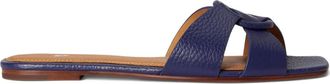 Polo Ralph Lauren Sandali con logo goffrato - Blu