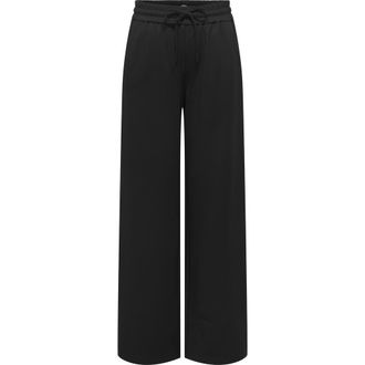 Only Tadia Extra Wide Leg Pants in Black at Nordstrom Rack, Size X-Large
