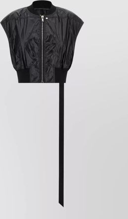 Rick Owens tatlin bomber vest cap sleeve cropped
