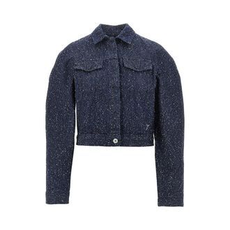 Jacquemus de-N&icirc;mes Ovalo denim jacket Woman 38