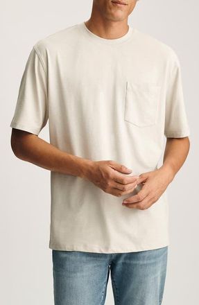 Mavi Slub Jersey Pocket T-Shirt in Pelican at Nordstrom, Size Xx-Large