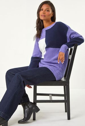 Roman Colour Block Knit Jumper