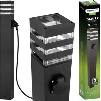 OEM Farola De Jard&iacute;n De Pie Para Exterior E27 Led Con Casquillo Taxus 2 80 Cm