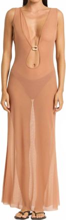 Bond-Eye Ring Harper Dress In Fawn