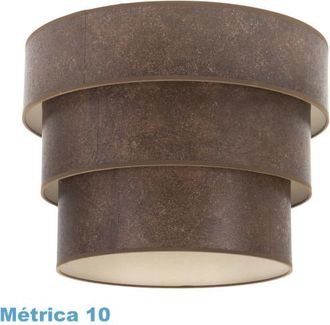 Fabrilamp Pantalla Colgante Triple Smile M10 Oxido 50dx40dx28h