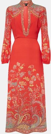 Etro Printed midi dress