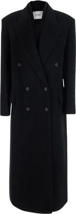 IVY OAK Circe Coat - Dames - Mantel - Zwart - 3XS - Wol - Jassen