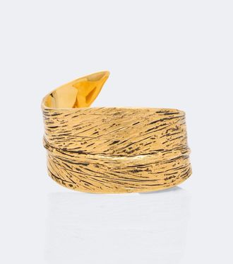 Saint Laurent Willow Leaf cuff bracelet