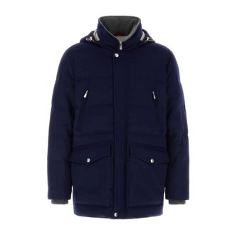 Brunello Cucinelli Hombre, Chaquetas, Azul, Talla: L